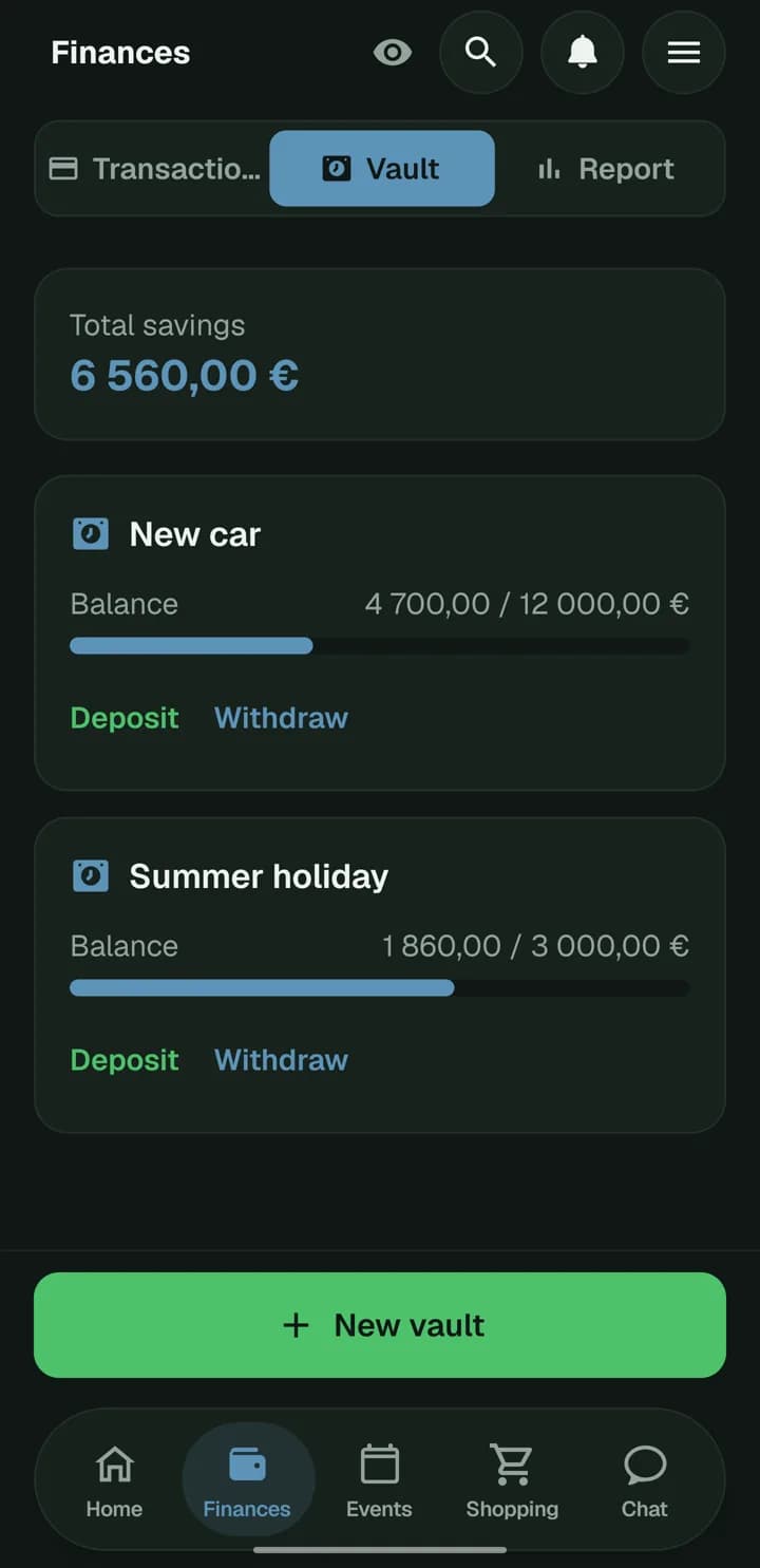Save up for what matters.